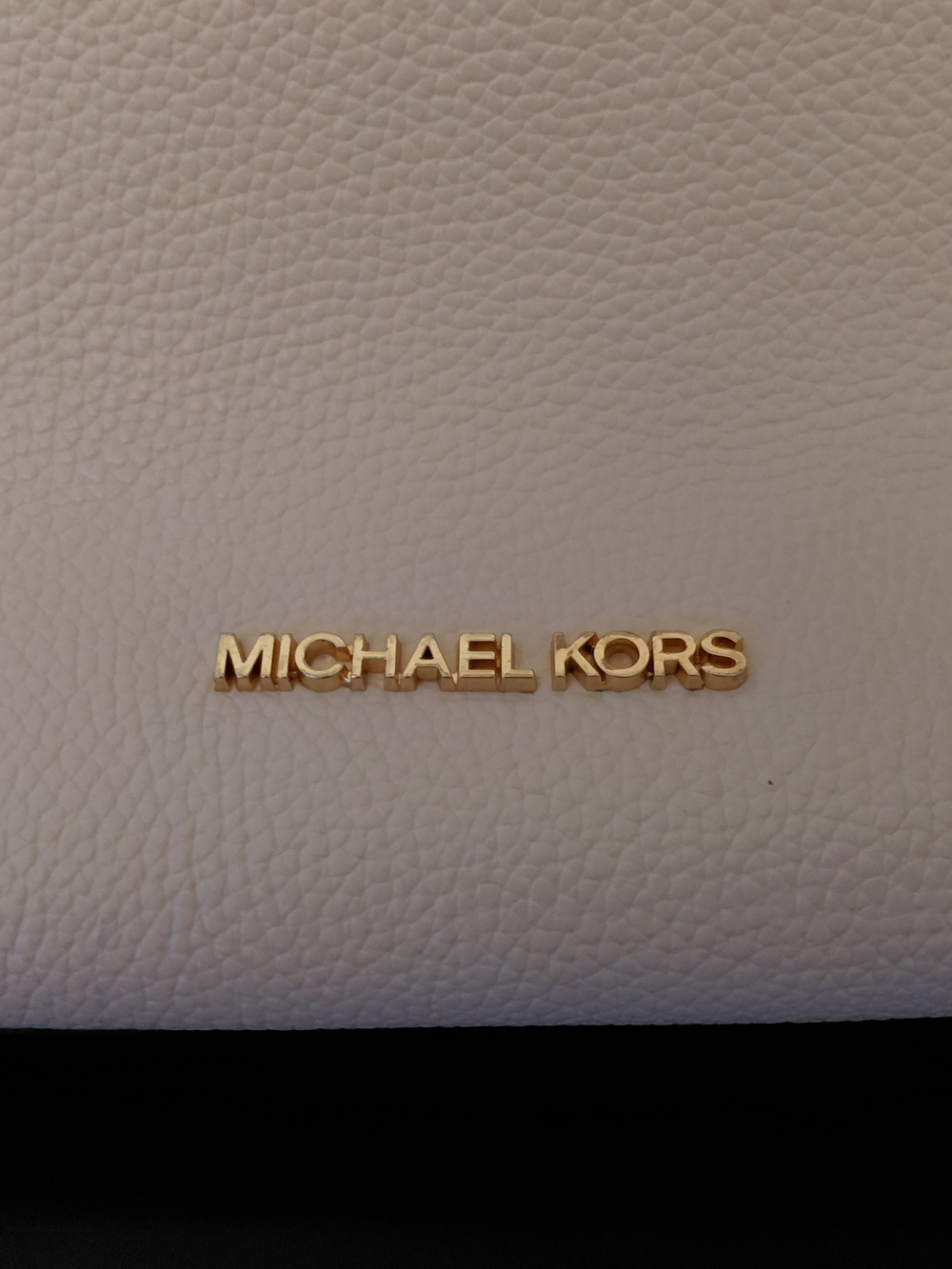 Michael Kors Ivory/Cream Pebbled Leather Hobo W/Gold Hardware *read Description - Picture 5 of 11